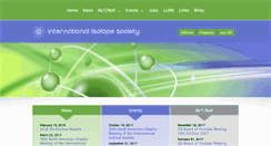Desktop Screenshot of intl-isotope-soc.org